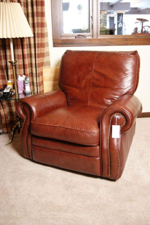 70 Leather Lazy Boy recliner rocker