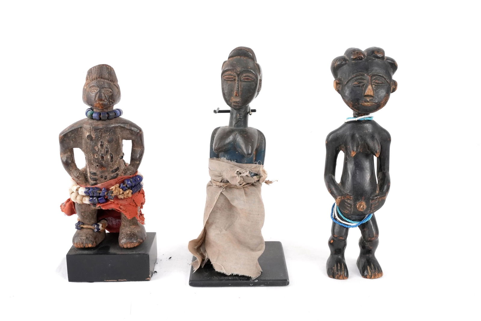 3 Baule female figures - Ashanti and Hache' (1 of 12)