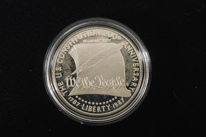 U.S. Constitution 1787-1987 Silver Dollar