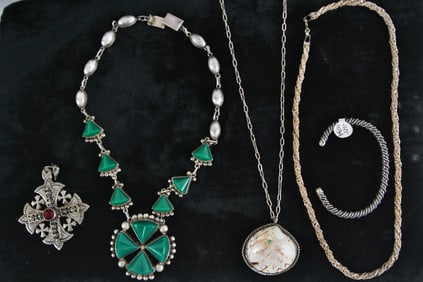 Sterling and Silver Necklaces, Pendants