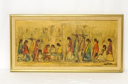 Ettore DeGrazia (1909-1982) Oil on Canvas