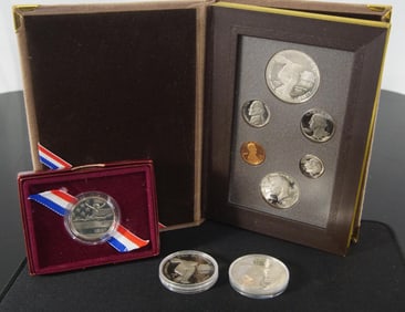 1983 & 1992 Cased Olympic Coin Sets