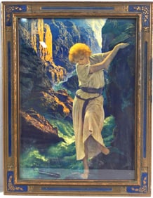 Vintage Maxfield Parrish Acrylic Print The Canyon'