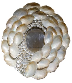 Sea-Shell art mirror - Ilon Specht artist