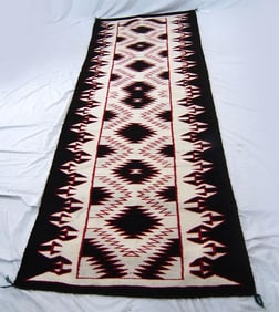 Vintage Tec Nos Pos Navajo Rug