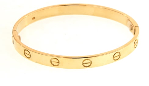 18kt Gold Cartier Style Love bracelet