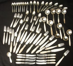 George Jensen Cactus Pastern Sterling Flatware