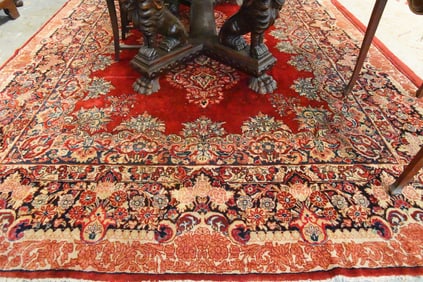 Semi-Antique Sarouk rug - 9' x 12'