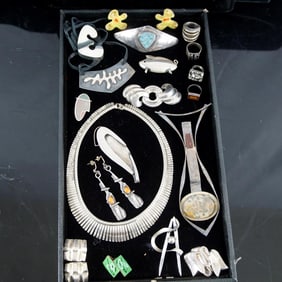 Art Modern silver - sterling jewelry Robel, Monet