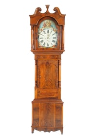 19th c. J. Smith Padigham English Tall Case Clock