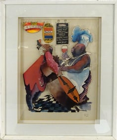 Leo Meirsdorf Mixed Media Collage