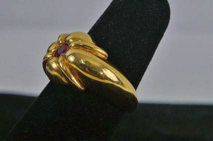 14kt Gold and Ruby Ring
