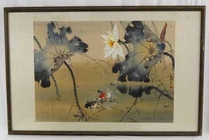 Regina Leong Calligraphy Painting on Silk