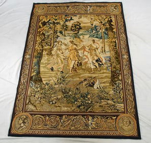 Greek motif "The Dance" tapestry