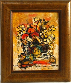 Danny Garcia 1966 Acrylic 10" x 8" oil on board