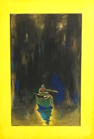 Susan Hall Contemporary O/C 40x 28 "Lisa's Dream"