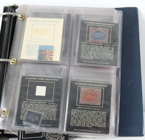 Album collection of US Collector Cloisonne' stamps