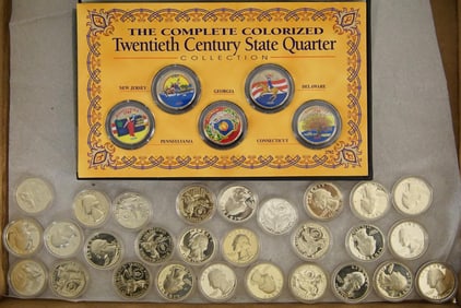 33 Collectible US Quarters 1776-1976 and State