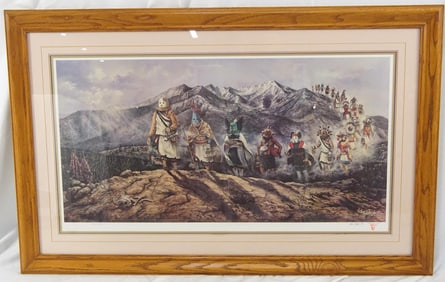 John Steele Kachina March Lithograph