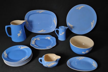 Vintage Blue Bennett Bakeware - 14pcs