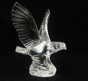 Waterford Crystal Glass Bald Eagle Mascot