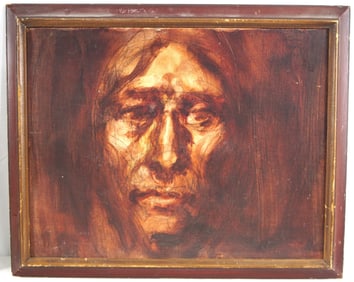 Lester Burton Hawks (1936 - 2000) oil on board