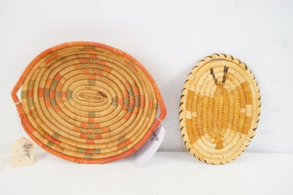 Canadian Cree basket & Papago Baskets