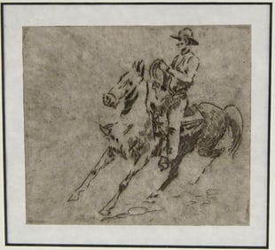 Edward Borein etching