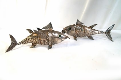 Sterling Silver Mid-century Articulating fish