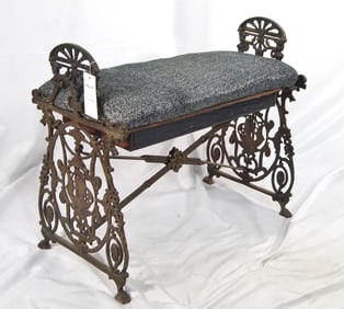 Cast Iron 1920's American made bench