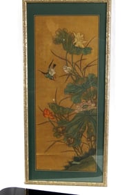 Qing Dynasty Chinese Painting on Silk