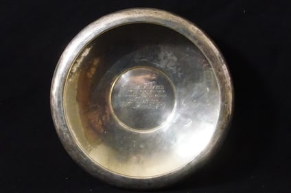 Willie Shoemaker Hollywood Park sterling trophy