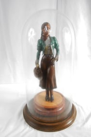 Christopher Pardell Bronze Western Cowgirl