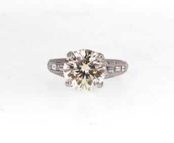 Sophia. D 3 carat Round Brilliant Diamond Ring