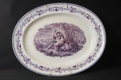 H.K. Browne (Phiz) set of 19 ironstone china
