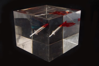 Tolleck Winner "My Blood" 2007 Acrylic sculpture