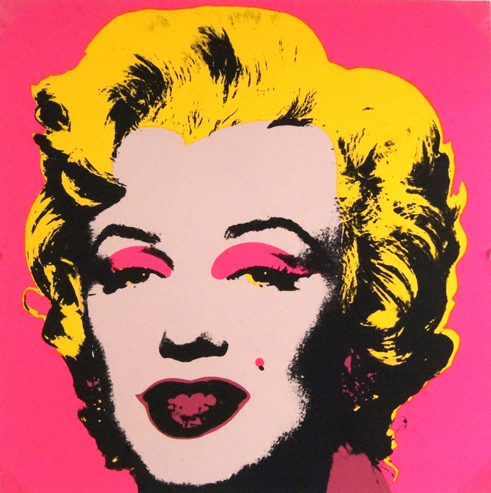 Andy Warhol (1928-1987) Screen print in color: Marilyn Monroe - mint condition - published and blue stamped Sunday B Morning and "sign your name" verso stamps verso. The Highest quality archival prints on museum board printed with the highest qual