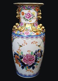 Chinese Large Temple vase