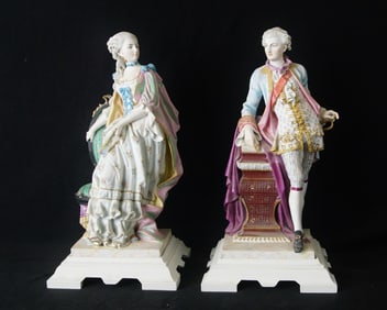 Antique French Porcelain Figures