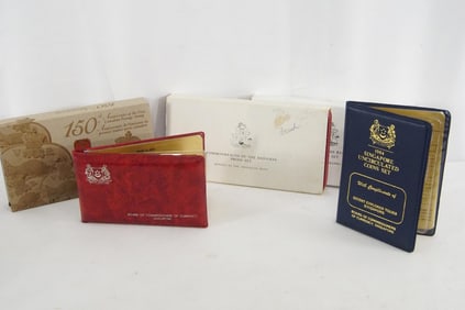 5 Cased Silver Coin Proof sets