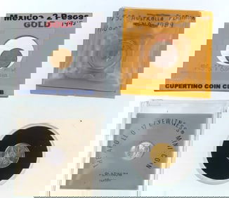Miniature Gold And Platinum Coins