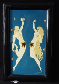Erté Adam and Eve, circa 1982 Serigraph