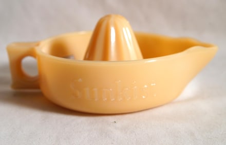 McKee Glass Sunkist "Butterscotch" Reamer
