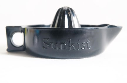 Rare McKee Glass Sunkist "Black" Citrus Reamer