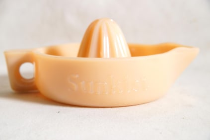 McKee Glass Sunkist "Butterscotch" Reamer