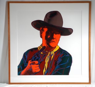 Andy Warhol 1986 Screen Print - John Wayne