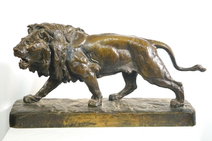 Louis Vidal (1831-1892) bronze - Lion
