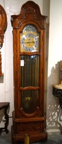 HERSCHESE Oak case Grandfather clock
