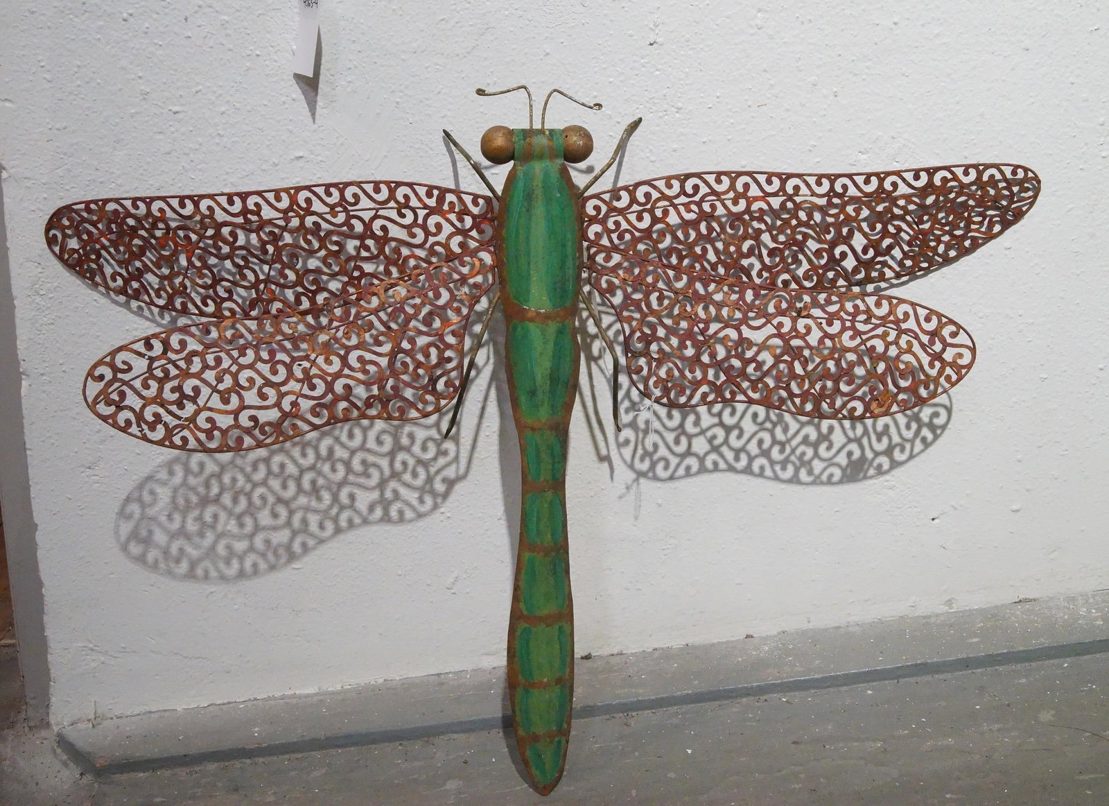 Painted metal Dragonfly: 27" x 39"