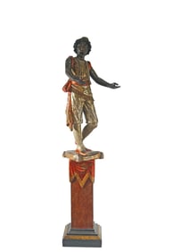 19th Century Venetian Polychrome Blackamoor